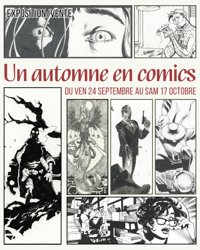 Un automne en comics à la Galerie 9e art (Paris 9e)