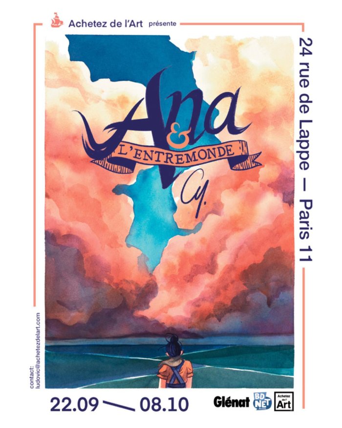 Exposition "Ana & l'Entremonde" de Cy. 