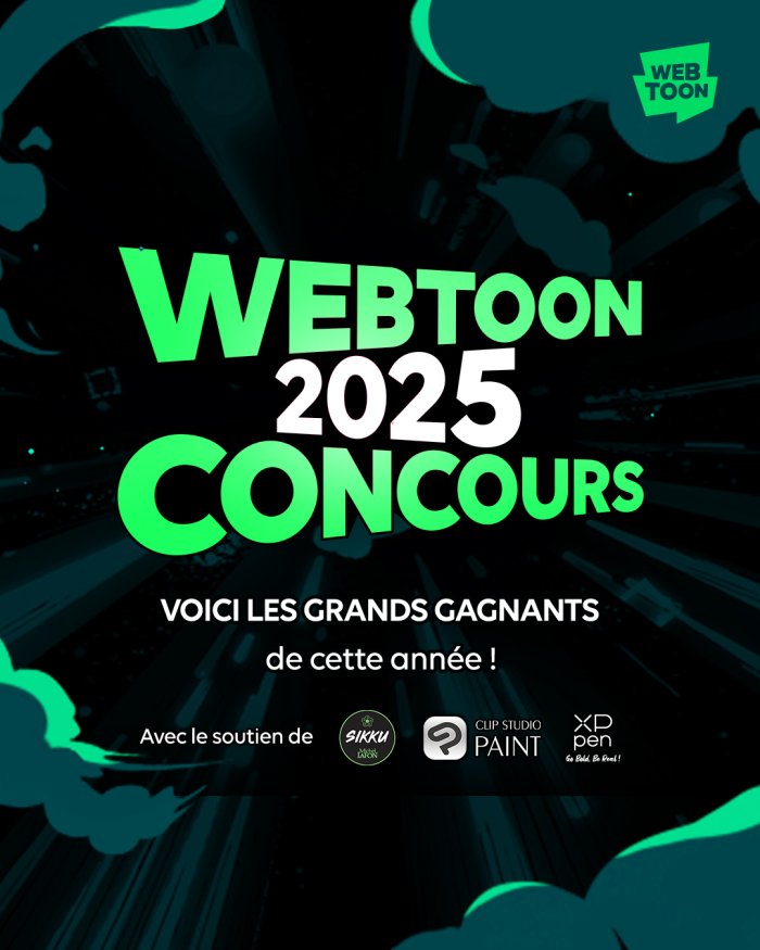 Les lauréats du Prix Webtoon France 2025 !