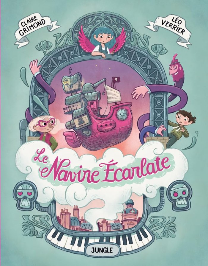 Le Navire écarlate - Par Claire Grimond et Léo Verrier - Ed. Jungle