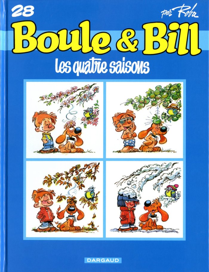 "Les quatre saisons" - Boule et Bill n°28 - par Roba (Dargaud)