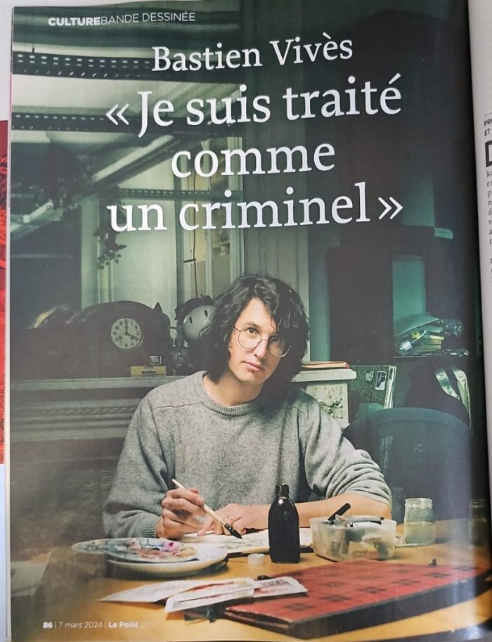 « Bastien Vivès sort du silence »