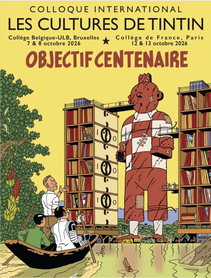 « Les Cultures de Tintin » : colloque international au Collège de France et à l'Université Libre de Bruxelles
