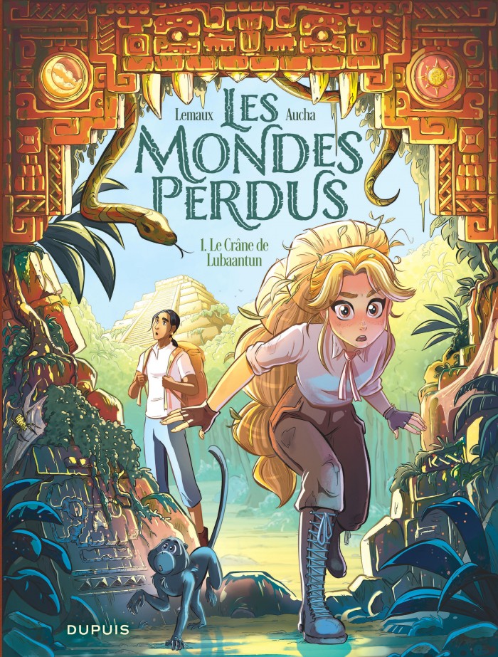 Les Mondes perdus T. 1 : « Le Crâne de Lubaantun » - Par I. Lemaux et Aucha - Ed. Dupuis 