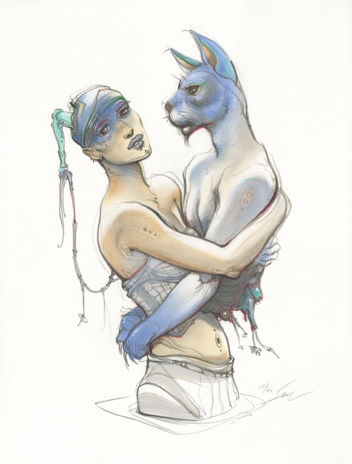 "Transhumans" 1, 2 & 3, les nouvelles lithographies d'Enki Bilal à tirage ultra-limité