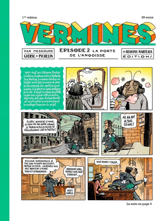 Le grand retour de "Vermines" de Marc Pichelin et Guillaume Guerse [PODCAST]
