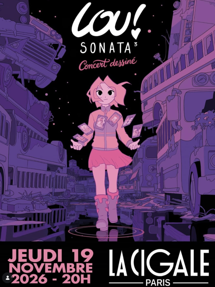 Un concert événement organisé pour la sortie du 3e tome de "Lou ! Sonata"