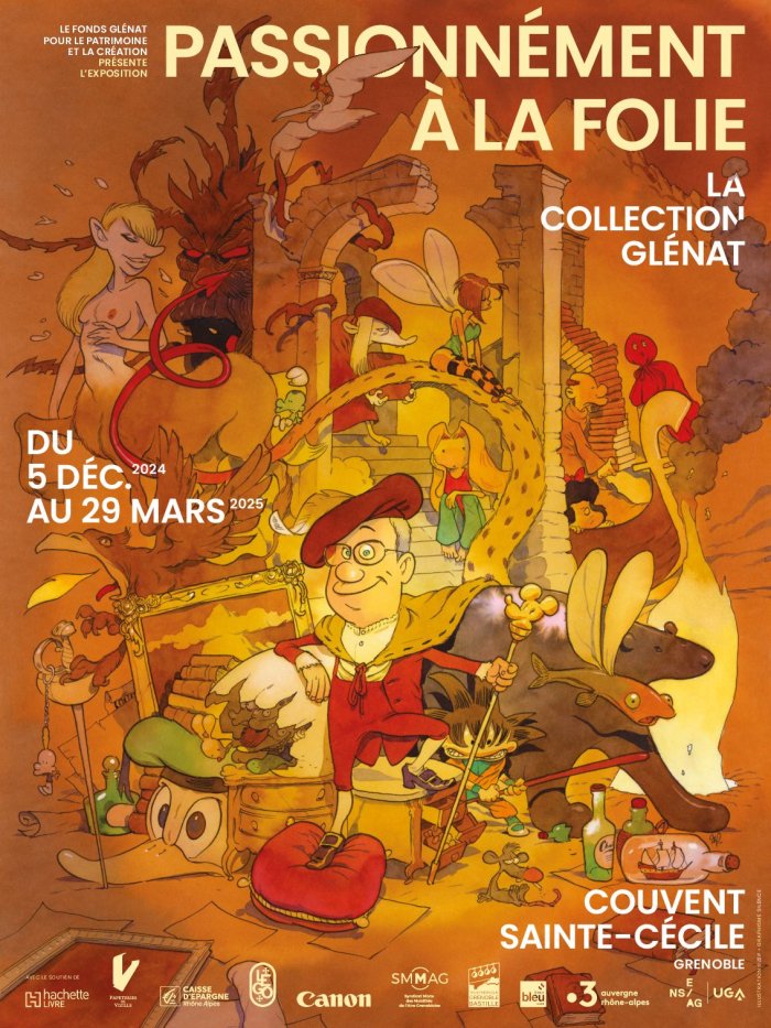 Passionnément, à la folie... L'exposition éclectique de Jacques Glénat, éditeur-collectionneur 