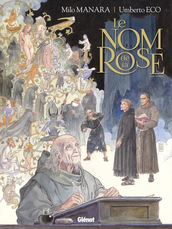 Milo Manara enlumine Le Nom de la Rose d'Umberto Eco [VIDEO]