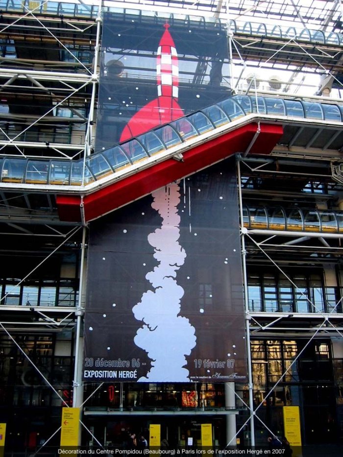 Le flamboyant Hergé fête ses 100 ans à Beaubourg