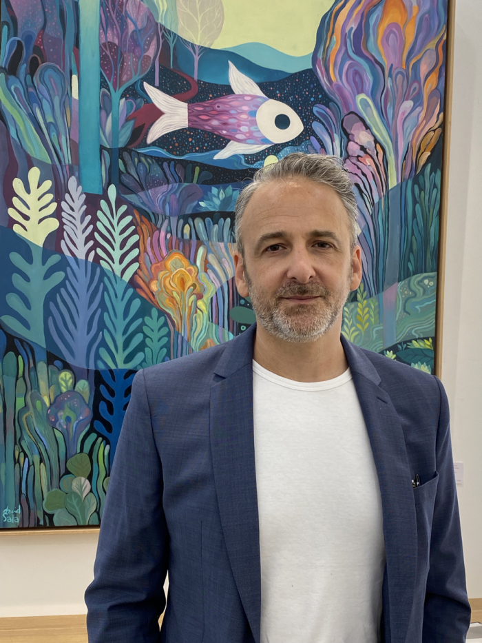 Du beau monde pour David Sala à la galerie Daniel Maghen