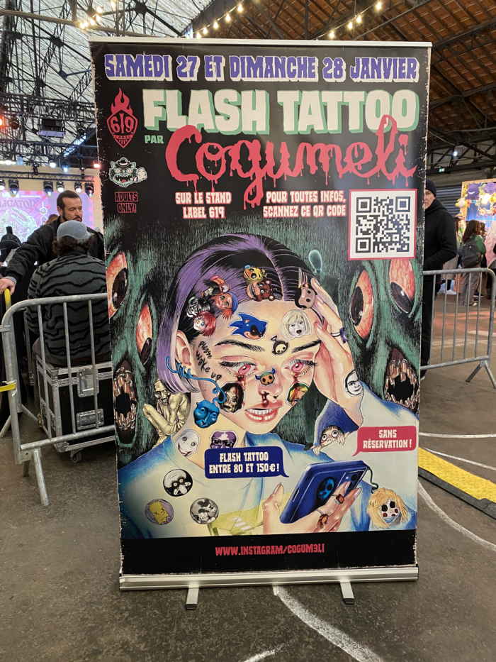 Angoulême 2024 choses vues : Le tatouage s'invite au festival