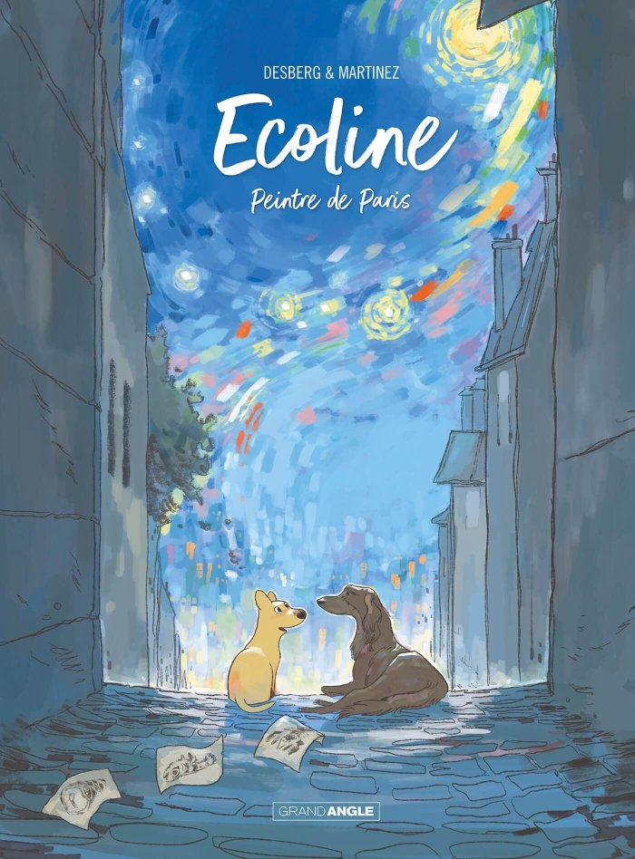Ecoline, la chienne-peintre à Paris revient