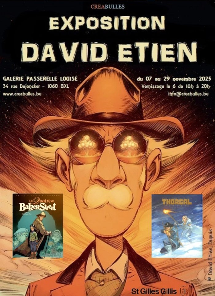 David Etien chez Créabulles (Bruxelles)