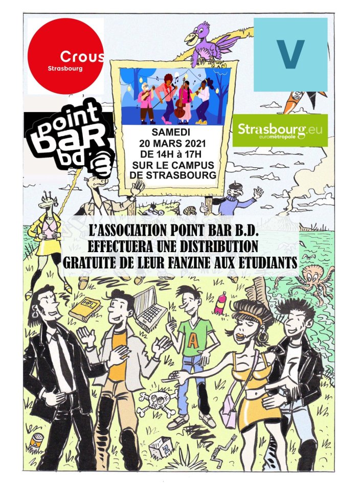 Point Bar BD soutient les étudiants de Strasbourg