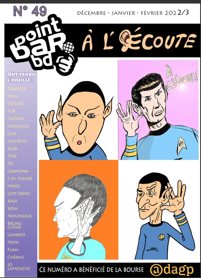 Le POINT BAR BD N° 49 est disponible à la fête de la BD d'AUDINCOURT