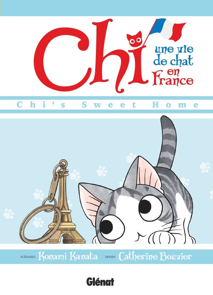 Chi une vie de chat, en France - Par Konami Kanata et Catherine Bouvier, aux Éd. Glénat Manga