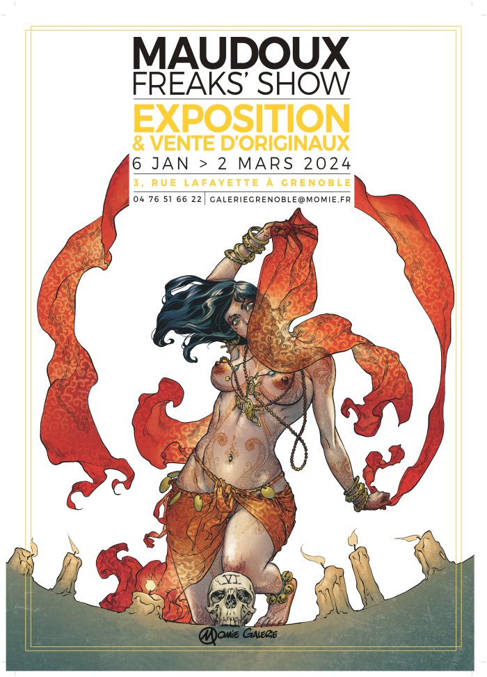 Exceptionnel : Florent Maudoux expose à la La galerie Momie (Grenoble)