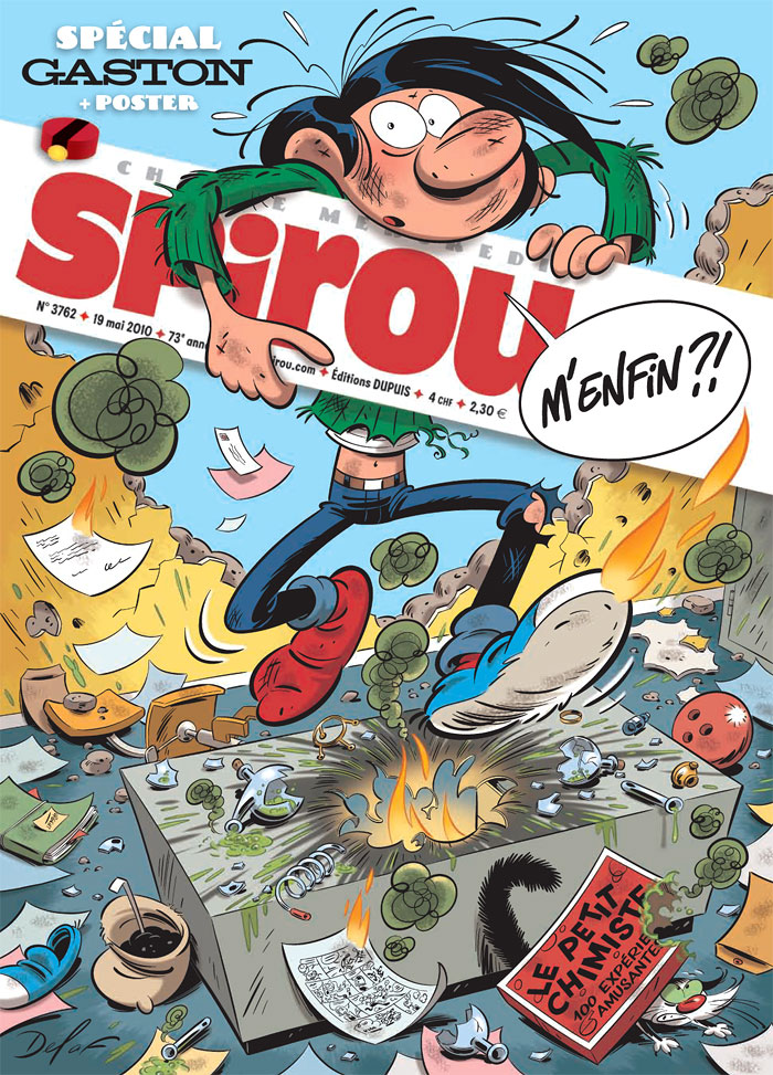 Angoulême 2022 : Dupuis annonce la reprise de Gaston Lagaffe par Marc Delaf