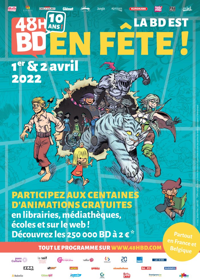 48hBD : deux jours de fête en librairie et sur le net
