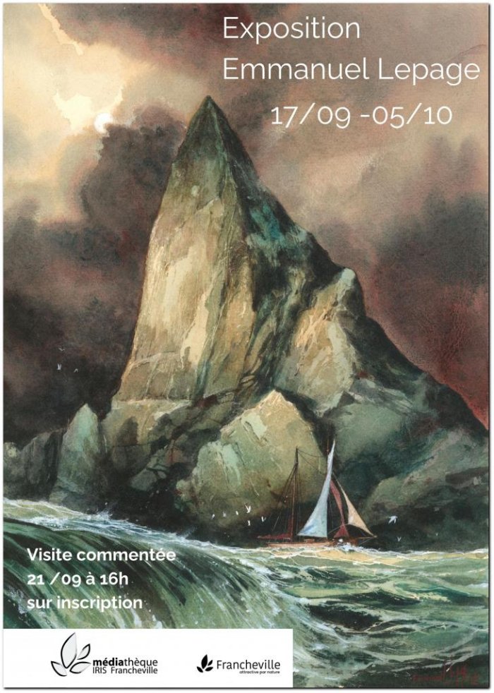 Exposition Emmanuel Lepage à la Médiathèque de Francheville ( 69340) 