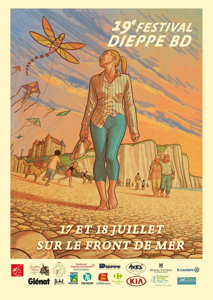 Michel Bussi au Festival de BD de Dieppe (17 et 18 juillet 2021)