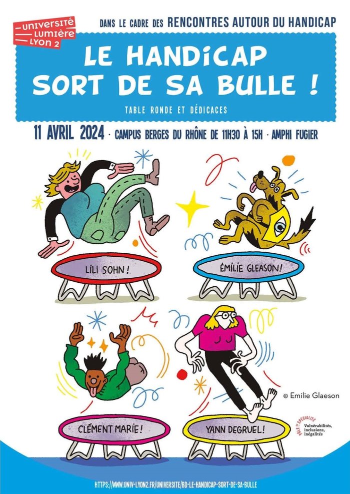 Le Handicap sort de sa bulle ! Quand la BD permet de changer son regard (Lyon)