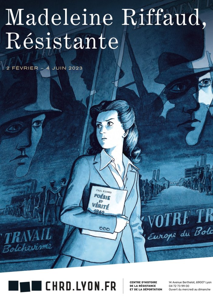 Madeleine au Centre d'Histoire de la Résistance et de la Déportation de Lyon.