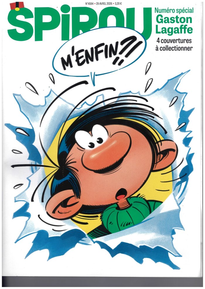 "Des boum et des paf" : Gaston Lagaffe revient le 21 octobre 2026, pour un 23e album, dessiné par Delaf et scénarisé par Lewis Trondheim