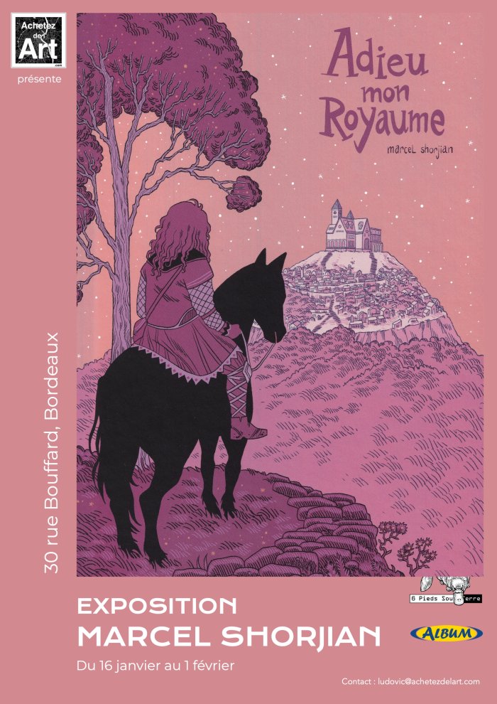 Exposition "Adieu mon Royaume" de Marcel Shorjian chez Achetez de l'Art Bordeaux