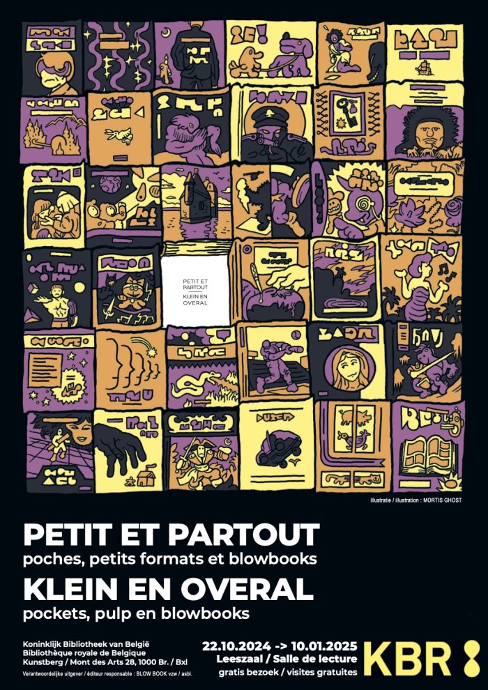 Pop-up expo : Petit et partout : poche, petits formats et blow books - Bruxelles