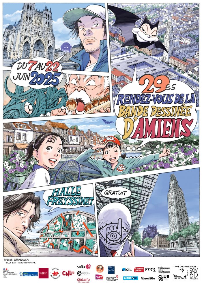Naoki Urasawa invité aux 29e Rendez-Vous de la Bande Dessinée d'Amiens