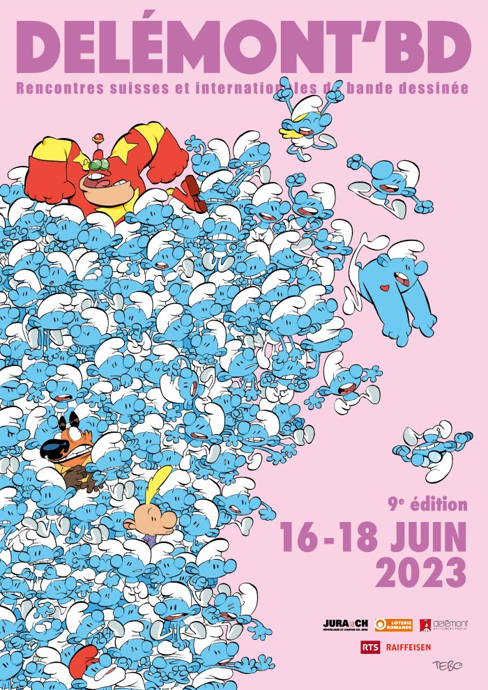 Le festival Delémont'BD va schtroumpfer ce week-end