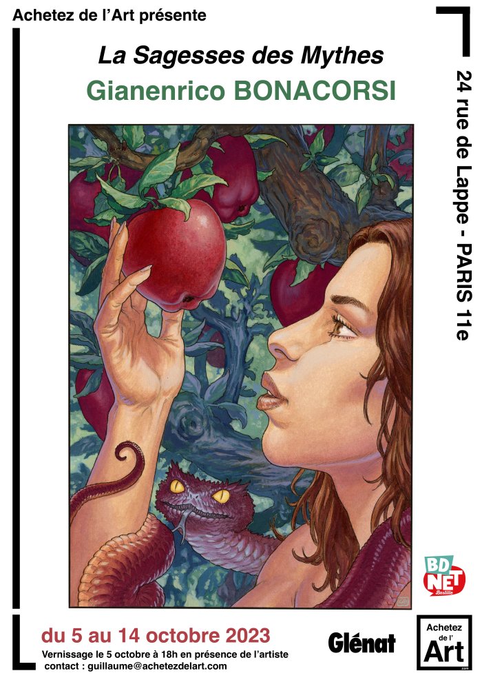 Exposition "La sagesse des Mythes" de Gianenrico Bonacorsi à la galerie Achetez de l'Art Paris