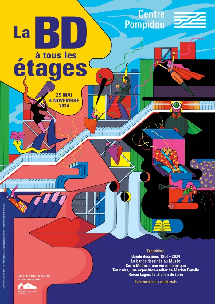 Une exposition-événement au Centre Pompidou : « La bande dessinée à tous les étages » 
