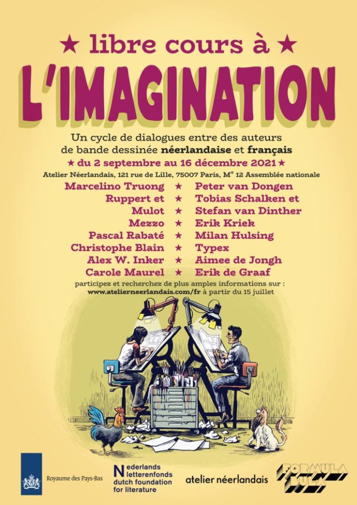 Christophe Blain et Typex conversent à l'Atelier néerlandais le 25 novembre