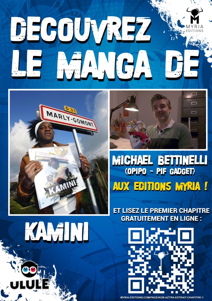 Le rappeur Kamini se lance dans le manga ! 