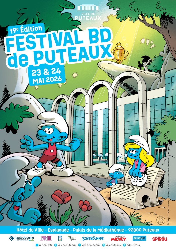 Puteaux voit la vie en bleu (Schtroumpf) !