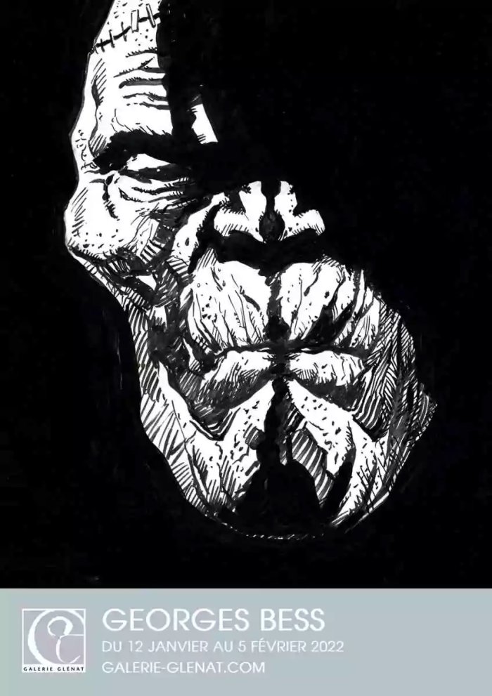 "Frankenstein" par Georges Bess à la galerie Glénat (Paris)
