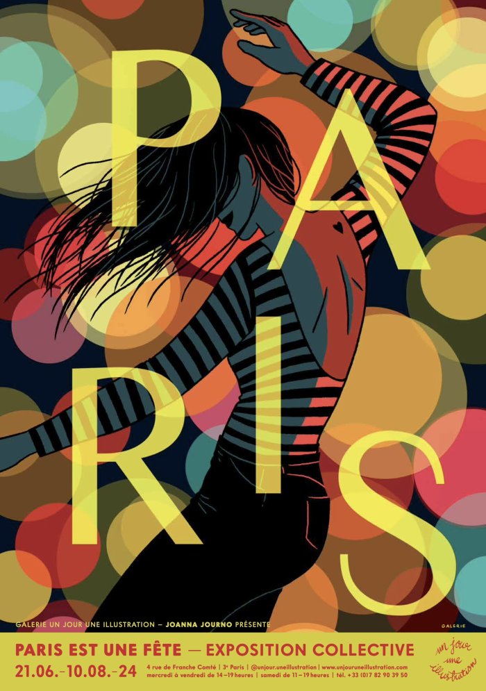Paris est une fête : la galerie "Un jour, une illustration" célèbre la ville lumière