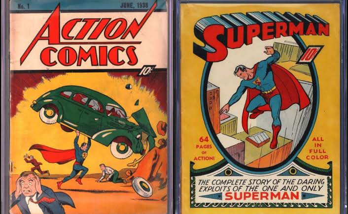 15 millions US Dollars pour un exemplaire d'Action Comics n°1, qui a vu la première apparition de Superman.