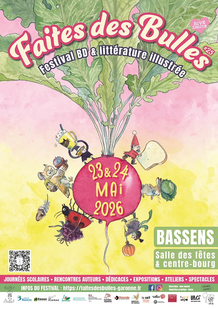 Faites des Bulles 2026 - 25e festival de la BD et de la littérature illustrée (Bassens, près de Bordeaux)