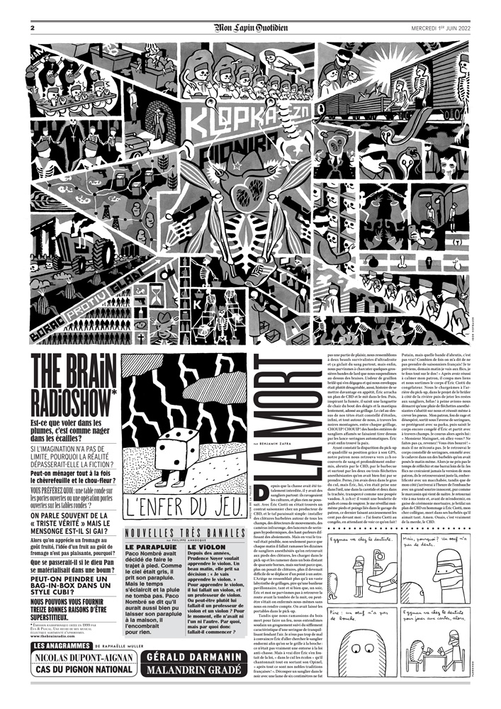 Mon Lapin Quotidien n° 21 (L'Association) : faites vos jeux !