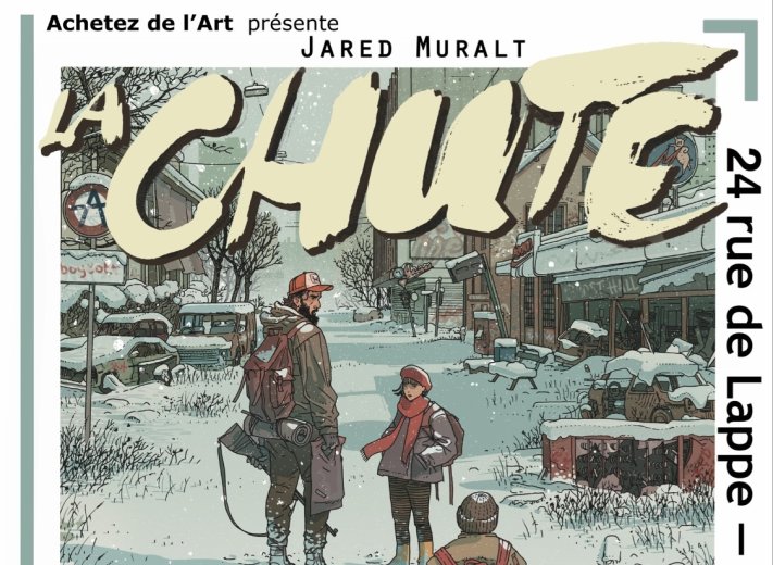 Exposition "La Chute" de Jared Muralt à la Galerie Achetez de l'Art de Paris