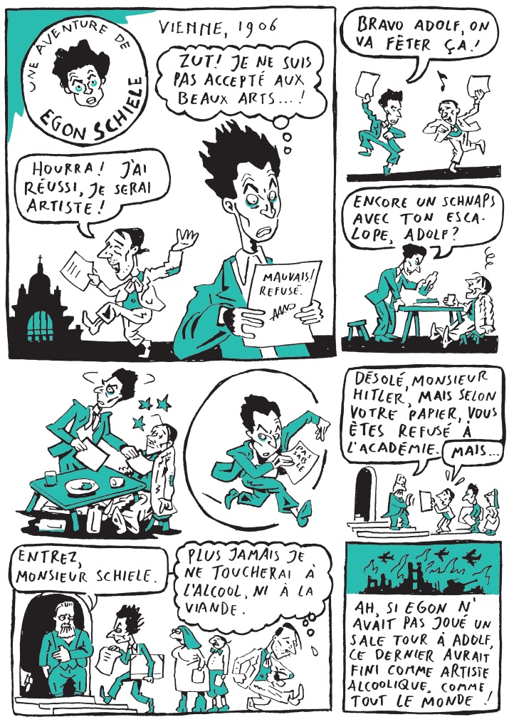 "Les Nouvelles Aventures de l'art" (Cornélius) : l'histoire de l'art moderne et contemporain selon Willem
