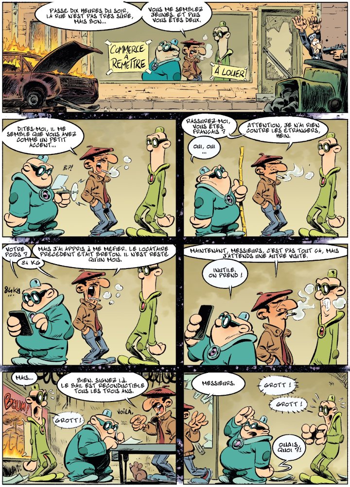 Janry : « "Grott & Brott" jouent sur un mode burlesque à la Laurel & Hardy »