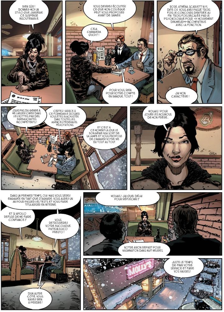 NSA, T1/2 : L'Oracle - Par Gloris & Bleda - Casterman