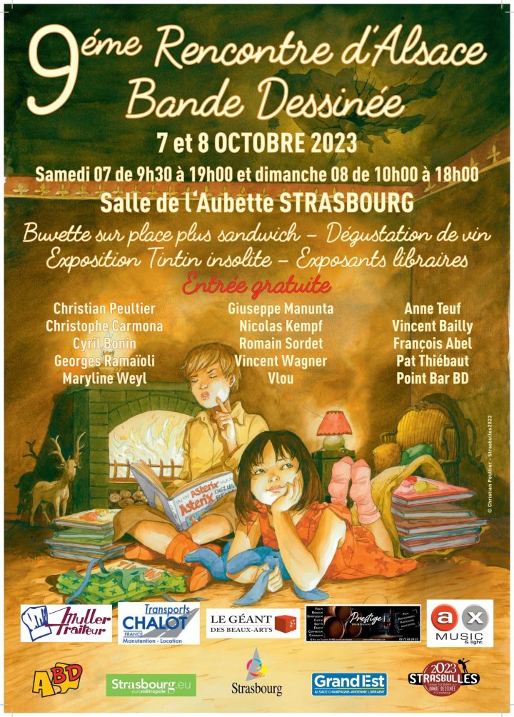 Point Bar BD aux 9e Rencontres d'Alsace Bande Dessinée.