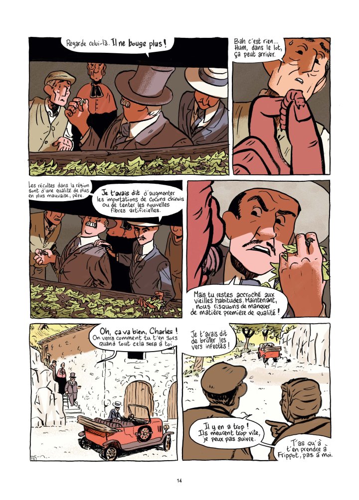 Fileuse de soie - Par Sylviane Corgiat, Bruno Lecigne et Jean Côme - Ed. La Boîte à bulles
