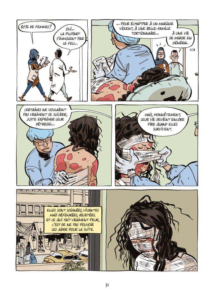 Les Mères de familles ne font pas d'humanitaire - Par Léa Ducré, Benjamin Hoguet & Paul Gros - Ed. La boîte à bulles